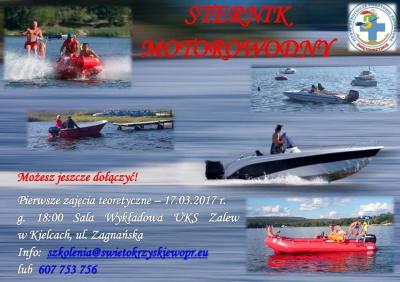 Kurs Sternika Motorowodnego w Kielcach