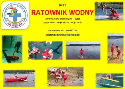 Kurs Ratownika Wodnego w Kielcach