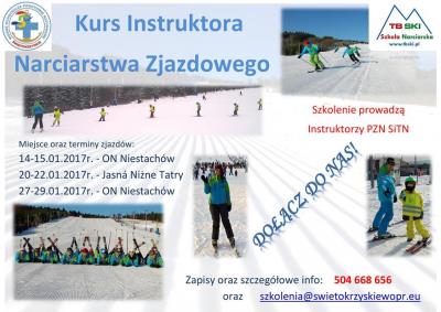 Kurs Instruktora Narciarstwa Zjazdowego