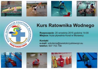 Kurs Ratownika Wodnego w Morawicy